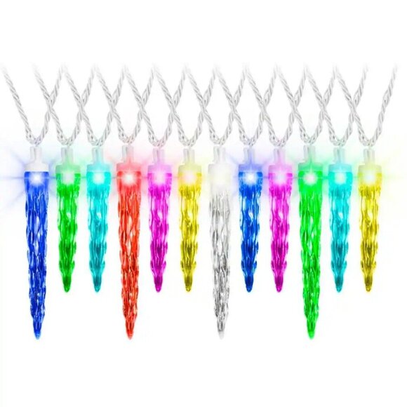 Gemmy ColorMotion Icicle Lights 24 LED Color Changing Light Show Multicolor - Picture 6 of 6